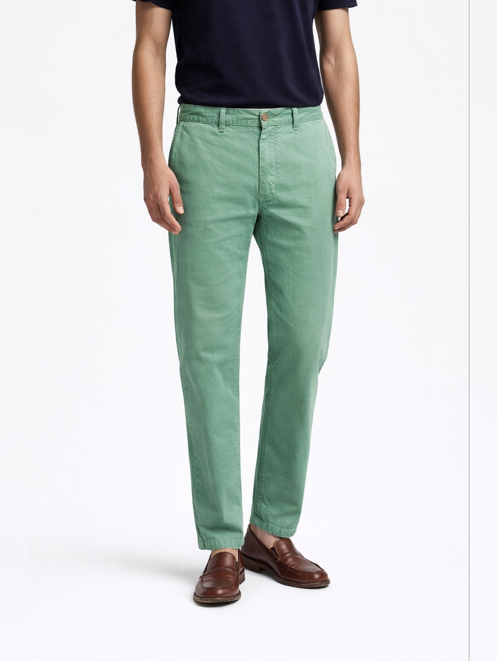 Vintage Y2K J.Crew Mint Green Chino Pants 33x30 Preppy Coastal Cotton old money
